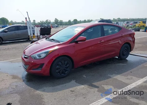 2016 Hyundai Elantra Se из США, поврежденный, VIN 5NPDH4AE6GH706687